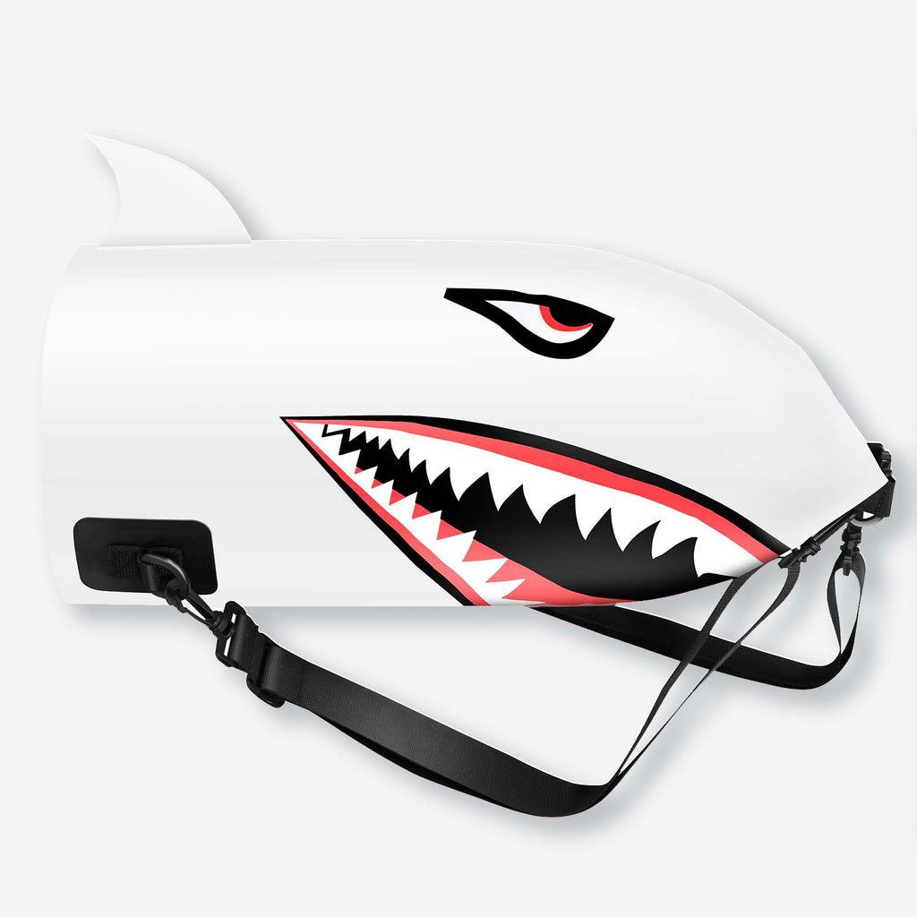 Shark Dry Bag Backpack 10L/20L (White)